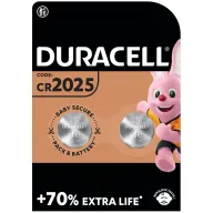 Pilas de botón de litio 3V Duracell 2025 (pack de 2)