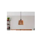 Techo de bambú natural: Lámpara decorativa moderna