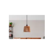 Techo de bambú natural: Lámpara decorativa moderna