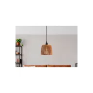 Techo de bambú natural: Lámpara decorativa moderna