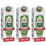 Fairy Maxi Poder 3 recambios 980 ML