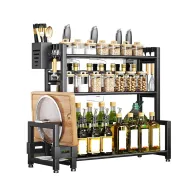 Estantería de Especias de 3 Niveles para Cocina