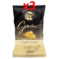 Patatas fritas Gourmet X3 Lay's de corte fino
