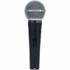 Micrófono Shure SM58S con pie y cable XLR incluido