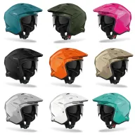 Casco Airoh Kombakt Solid para Moto con Visera Solar.