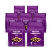 Anacardos y Arándanos Rojos Mezclados - 200g x 7