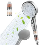 Cabezal de Ducha Alta Presión con Filtro y 5 Modos