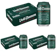 Voll-Damm 3 X 24 x 330 ml | Cerveza Doble Malta Cítrica
