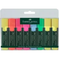 8 Subrayadores Fluorescentes Faber-Castell Textliner