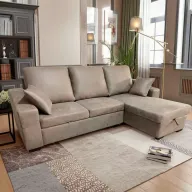 Sofá 3 Plazas Corea Reversible con Arcón y Reposapiés