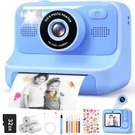 Cámara Instantánea para Niños 2.4" 1080P y Papel de Impresión