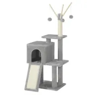 Torre de Juegos para Gatos Feandrea, Gris Claro