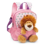 Mochila 2 en 1 rosa león