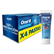 Pasta de dientes infantil Oral-B (4 unidades)