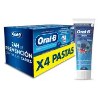Pasta de dientes infantil Oral-B (4 unidades)