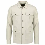 Chaqueta de lino BRAVE SOUL para hombre - College Stone