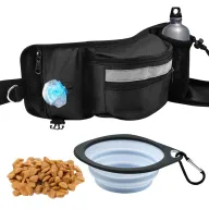 Riñonera para Entrenamiento de Perros con Cuenco Plegable
