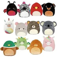 Peluches Squishmallows de 20cm, adorables y suaves.