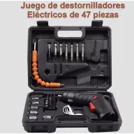 Juego básico de 47 piezas destornillador eléctrico