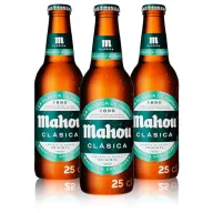 Pack de 48 Botellas de Mahou Clásica x 25cl – ¡Añade dos!