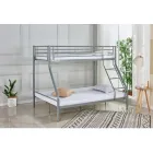 Litera metálica blanca matrimonio (135x190cm + 90x190cm)