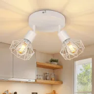 Focos LED Techo E14 - Lámpara de 2 Focos