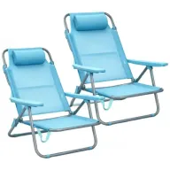 Sillas de Playa Plegables T-Lovendo 2X