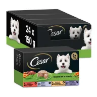 Comida Húmeda para Perros Cesar - Pack de 3 Tarrinas