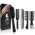 Peine para Hombre DUAIU, 5 Piezas para Pelo Rizado
