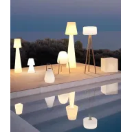 Kurby Play New Garden: Lámpara portátil con altavoz regulable