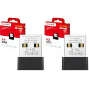 Adaptador USB Wi-Fi 6 AX300 Mercusys MA14N – Paquete de 2