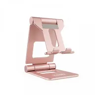 Soporte Ajustable Rosa Velvet para Tablet y Teléfono hasta 10”