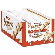 Kinder Bueno White - Caja de 30 Barritas de Chocolate Blanco