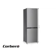 Frigorífico Combi No Frost Corbero | CCH18024X | 253L Inox