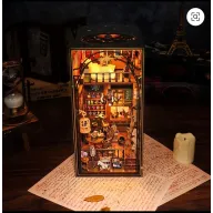 Rincón de Lectura en Miniatura: Kit de Manualidades 3D de Madera