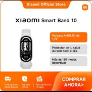 Xiaomi Smart Band 10 en Plata Glaciar y Rosa