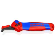 Cuchillo pelacables KNIPEX con carraca y mangos multicomponente