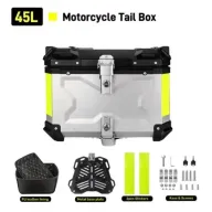 Cajón de aluminio 45L para moto trasero