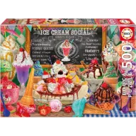 Educa Puzzle de 500 Piezas: Heladería Divertida