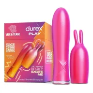 Vibrador 2 en 1 Durex Tease & Vibe Conejito