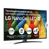 LG 55NANO81A6A 55" 4K UHD, NanoCell + 59,85€ en Cupón