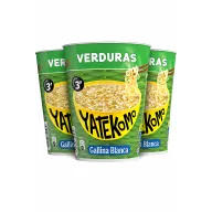 Yatekomo Verduras 3X Gallina Blanca 60 g