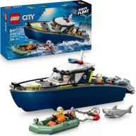 Persecución en Barco de Policía en LEGO City