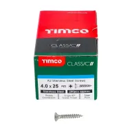 Tornillo Clásico A2 de Acero Inoxidable TIMco 40025CLASS