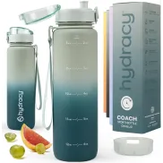 Botella grande Hydracy de agua a prueba de fugas de 1L