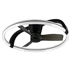 Ventilador de techo negro Trio Lighting Stockholm 73 cm 37 W