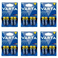 Pilas Varta AA LR6 de alta energía - 24 unidades