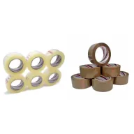 Cinta Adhesiva para Embalaje - 6 Rollos (48mm 200m)