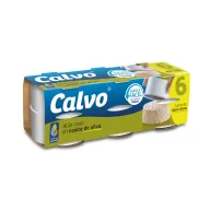 Atún Claro Calvo en Aceite de Oliva Pack 6 x 65g