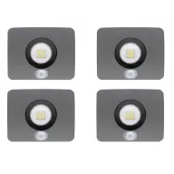 Focos LED Ultraslim IP65 de Exterior 10W (4 unidades)